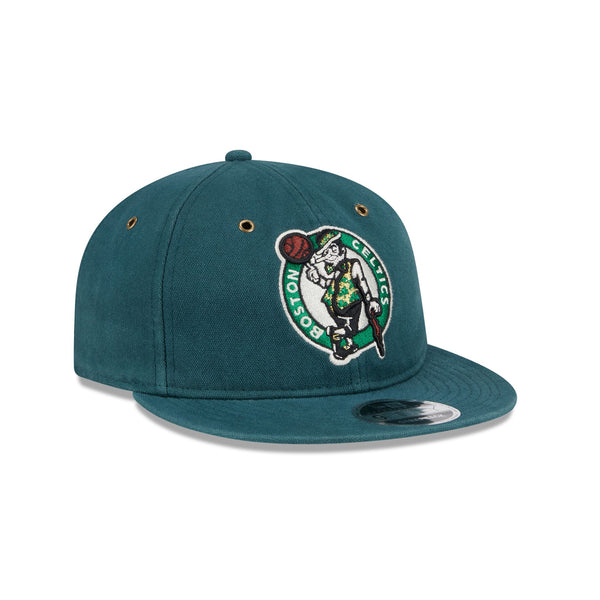 Boston Celtics Cotton Canvas 9FIFTY Retro Crown Adjustable