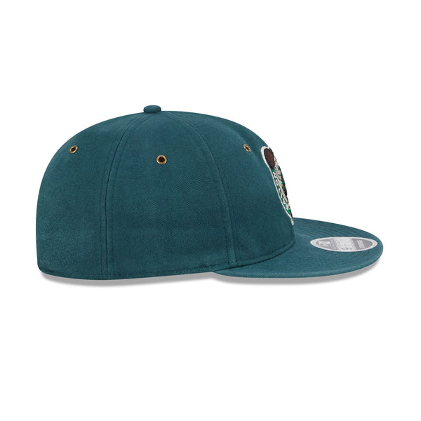 Boston Celtics Cotton Canvas 9FIFTY Retro Crown Adjustable