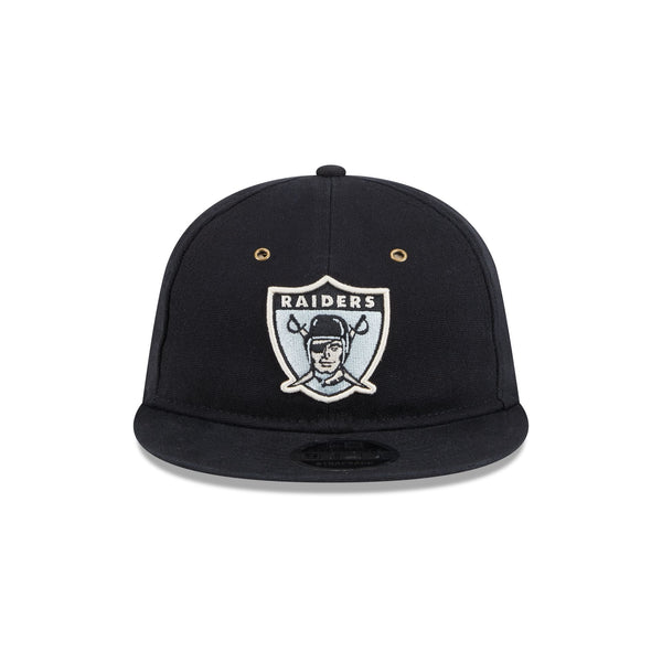 Las Vegas Raiders Cotton Canvas 9FIFTY Retro Crown Adjustable