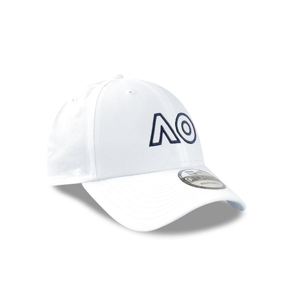 Australian Open '25 Core Outline Optic White 9FORTY Cloth Strap