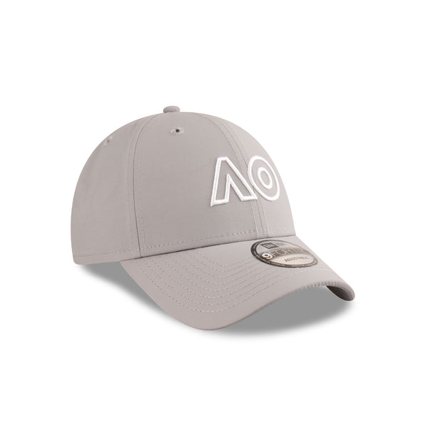 Australian Open '25 Core Outline Grey 9FORTY Cloth Strap