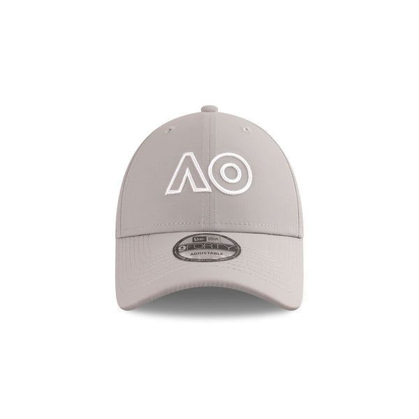 Australian Open '25 Core Outline Grey 9FORTY Cloth Strap