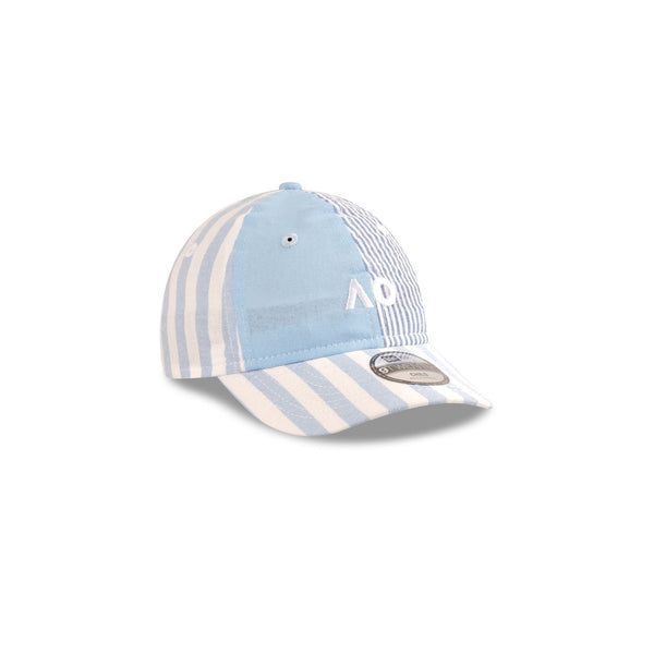 Australian Open '25 Panelled Blue Kids 9TWENTY Cloth Strap