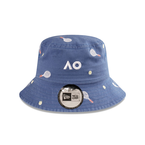 Australian Open '25 Embroidered Indigo Kids Bucket