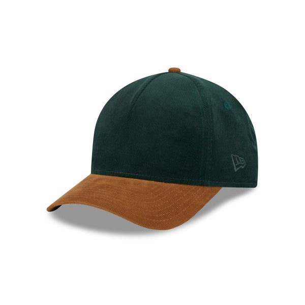 New Era Cord Essentials Green 9FORTY A-Frame M-Crown