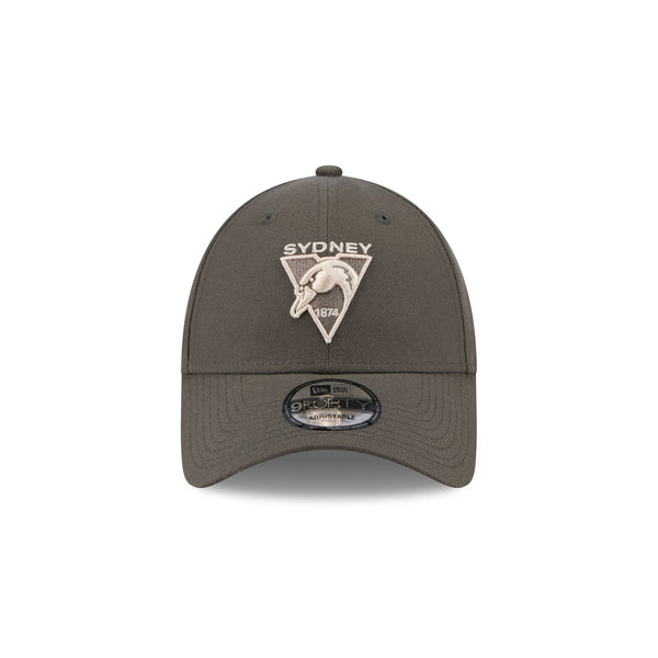 Sydney Swans AFL Supporter Dusty Charcoal 9FORTY Snapback