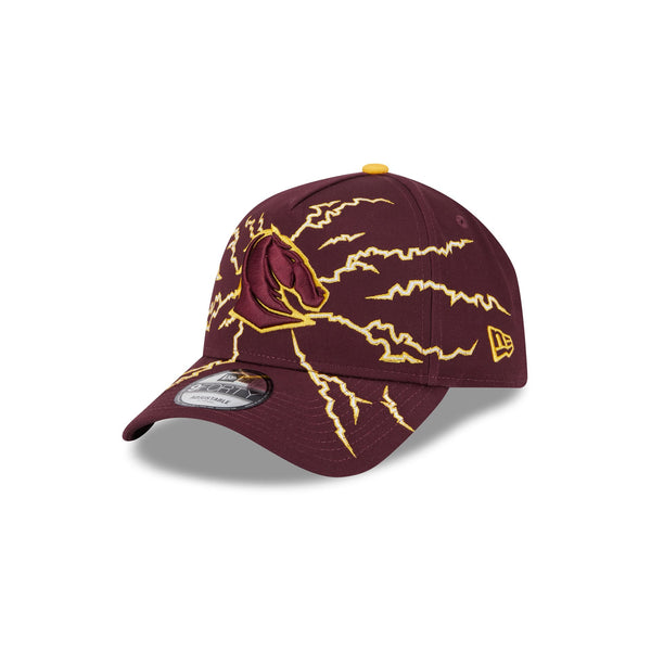 Brisbane Broncos NRL Supporter Electric 9FORTY A-Frame Snapback