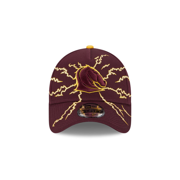 Brisbane Broncos NRL Supporter Electric 9FORTY A-Frame Snapback