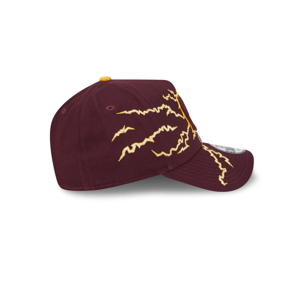 Brisbane Broncos NRL Supporter Electric 9FORTY A-Frame Snapback