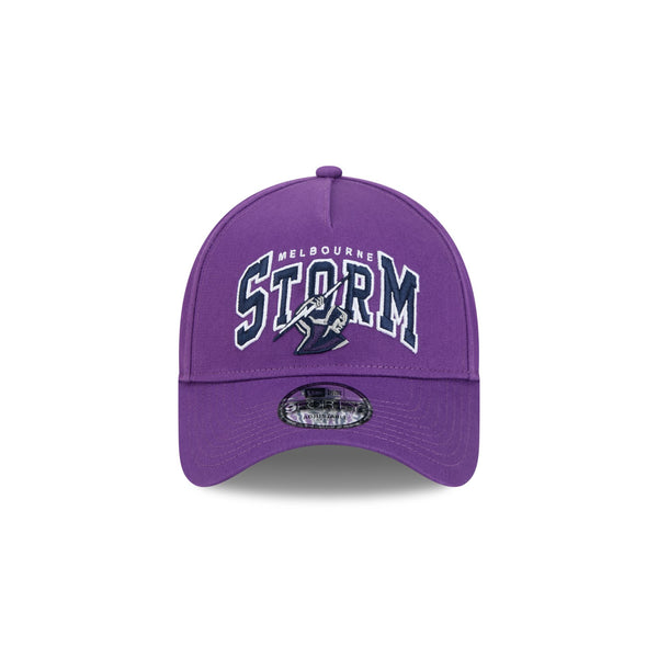 Melbourne Storm NRL Supporter Logo Arch 9FORTY A-Frame Snapback