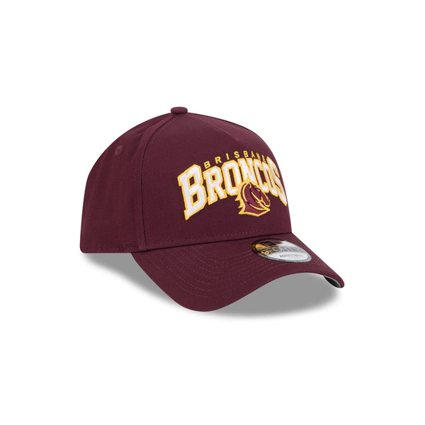 Brisbane Broncos NRL Supporter Logo Arch 9FORTY A-Frame Snapback