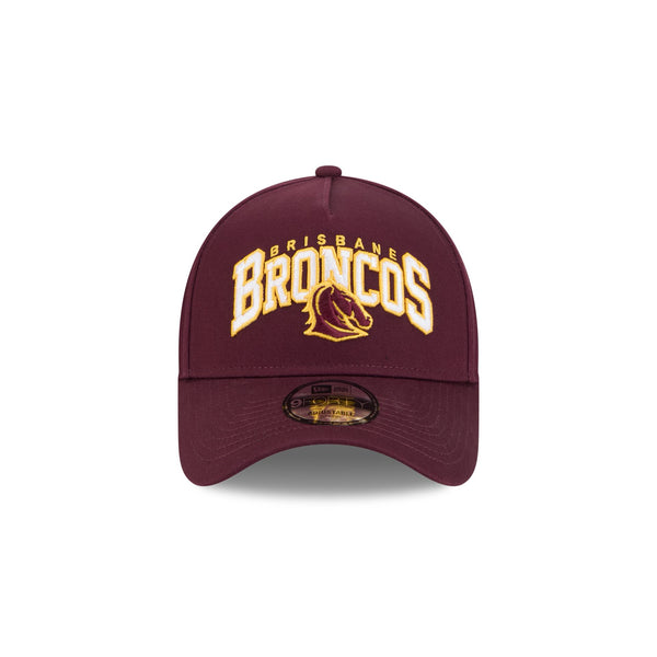 Brisbane Broncos NRL Supporter Logo Arch 9FORTY A-Frame Snapback