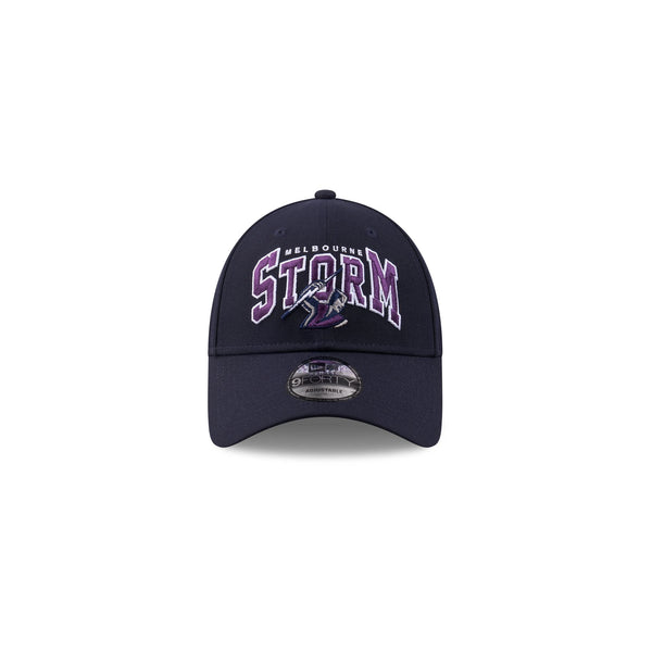 Melbourne Storm NRL Supporter Logo Arch Kids 9FORTY Cloth Strap