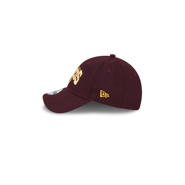 Brisbane Broncos NRL Supporter Logo Arch Kids 9FORTY Cloth Strap