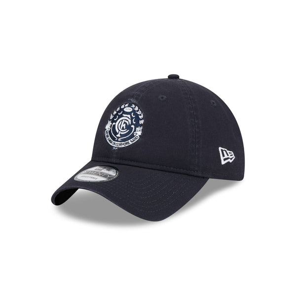 Carlton Blues AFL Supporter Retro Washed 9TWENTY Cloth Strap
