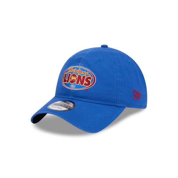 Brisbane Lions AFL Supporter Retro Washed 9TWENTY Cloth Strap