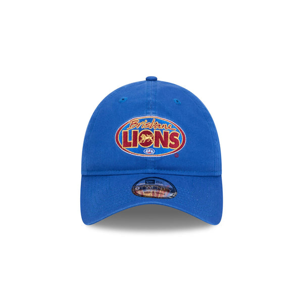 Brisbane Lions AFL Supporter Retro Washed 9TWENTY Cloth Strap