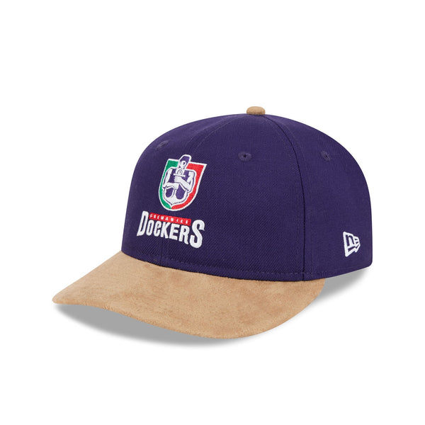 Fremantle Dockers AFL Supporter Contrast Suede 9FIFTY Retro Crown
