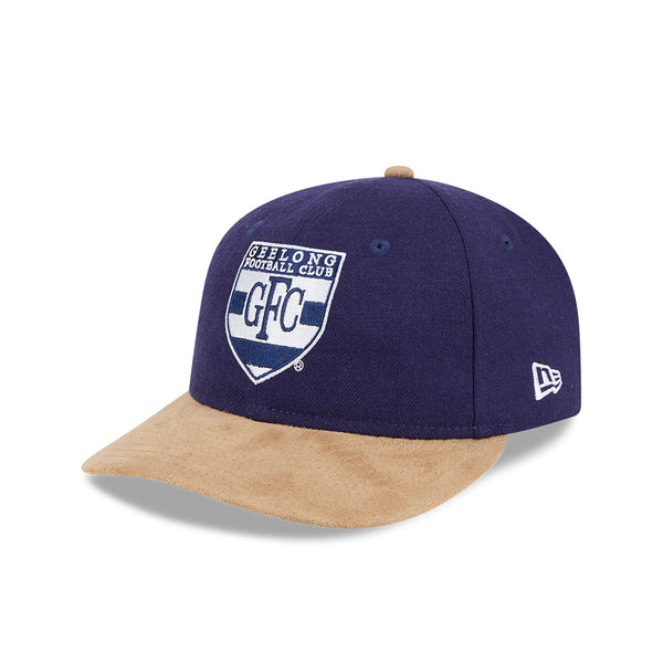 Geelong Cats AFL Supporter Contrast Suede 9FIFTY Retro Crown