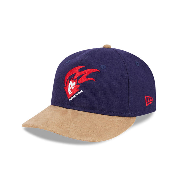 Melbourne Demons AFL Supporter Contrast Suede 9FIFTY Retro Crown
