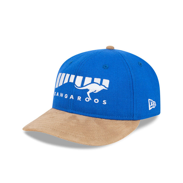 North Melbourne Kangaroos AFL Supporter Contrast Suede 9FIFTY Retro Crown