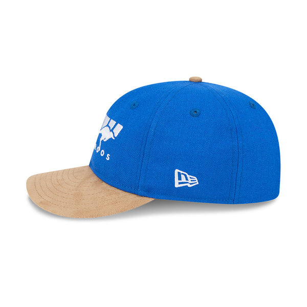 North Melbourne Kangaroos AFL Supporter Contrast Suede 9FIFTY Retro Crown