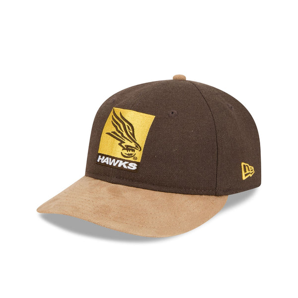 Hawthorn Hawks AFL Supporter Contrast Suede 9FIFTY Retro Crown