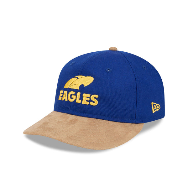 West Coast Eagles AFL Supporter Contrast Suede 9FIFTY Retro Crown