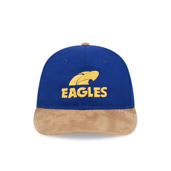 West Coast Eagles AFL Supporter Contrast Suede 9FIFTY Retro Crown