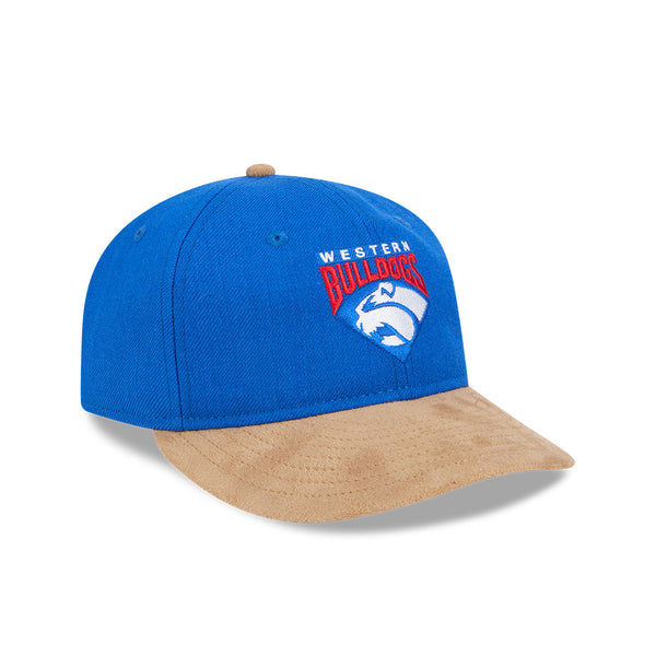 Western Bulldogs AFL Supporter Contrast Suede 9FIFTY Retro Crown