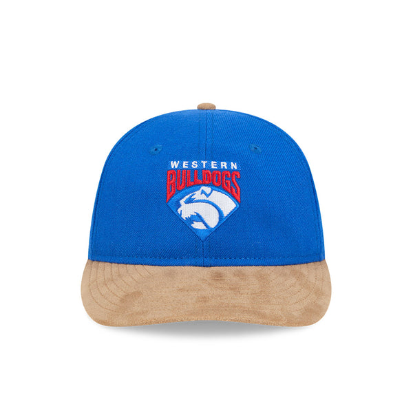 Western Bulldogs AFL Supporter Contrast Suede 9FIFTY Retro Crown