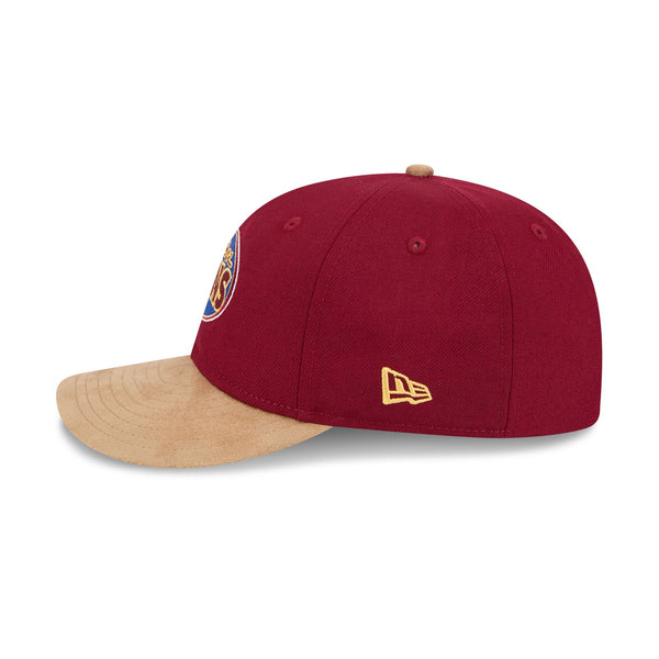 Brisbane Lions AFL Supporter Contrast Suede 9FIFTY Retro Crown