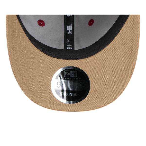 Brisbane Lions AFL Supporter Contrast Suede 9FIFTY Retro Crown