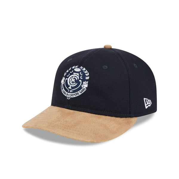 Carlton Blues AFL Supporter Contrast Suede 9FIFTY Retro Crown