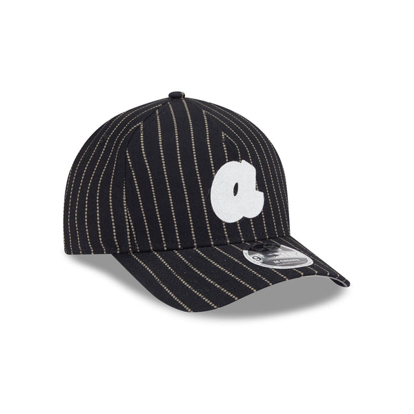 Atlanta Braves Three Looms Pinstripe 9FORTY A-Frame M-Crown Adjustable