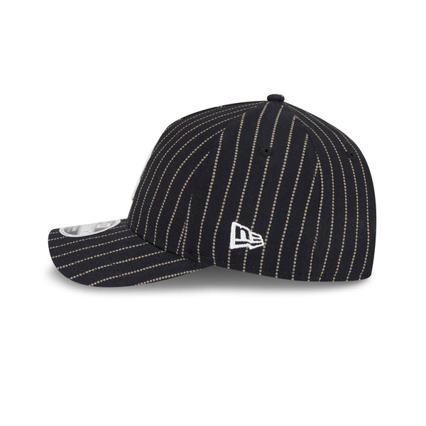 Atlanta Braves Three Looms Pinstripe 9FORTY A-Frame M-Crown Adjustable