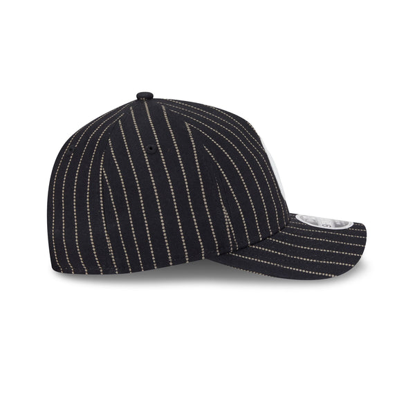Atlanta Braves Three Looms Pinstripe 9FORTY A-Frame M-Crown Adjustable