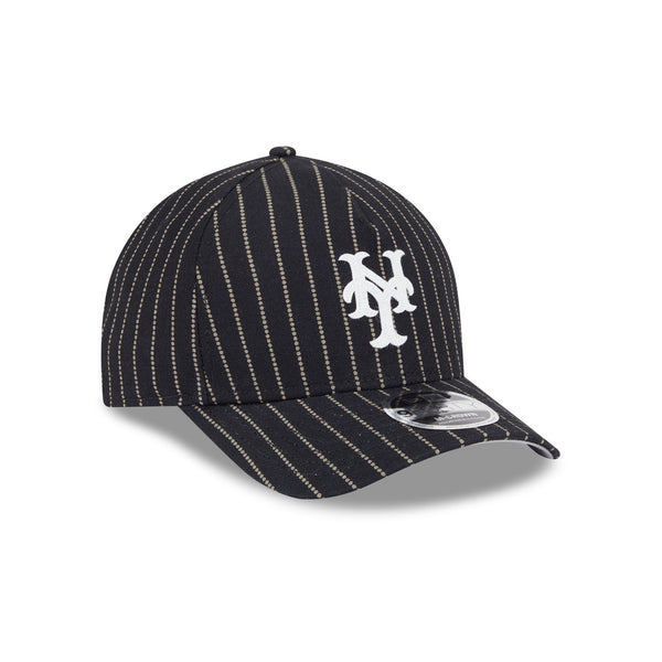 New York Mets Three Looms Pinstripe 9FORTY A-Frame M-Crown Adjustable
