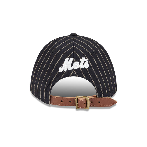 New York Mets Three Looms Pinstripe 9FORTY A-Frame M-Crown Adjustable