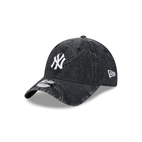 New York Yankees Denim Curve Black 9TWENTY Cloth Strap