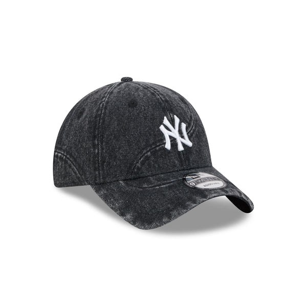 New York Yankees Denim Curve Black 9TWENTY Cloth Strap
