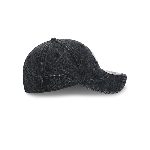 New York Yankees Denim Curve Black 9TWENTY Cloth Strap