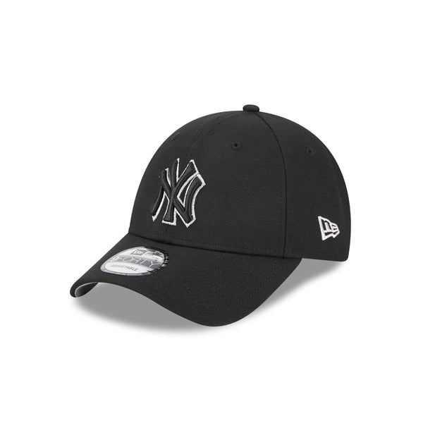 New York Yankees Black Metallic 9FORTY Snapback