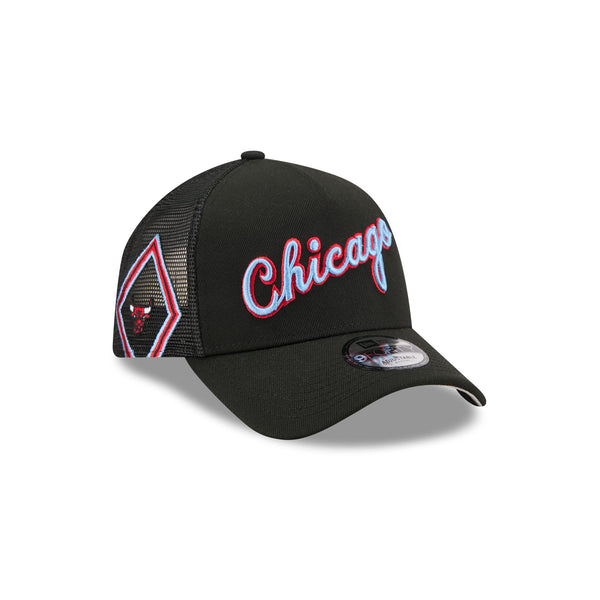 Chicago Bulls NBA City Edition '25 9FORTY A-Frame Trucker