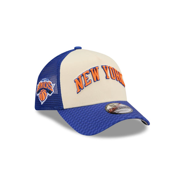 New York Knicks NBA City Edition '25 9FORTY A-Frame Trucker