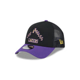 Los Angeles Lakers NBA City Edition '25 9FORTY A-Frame Trucker