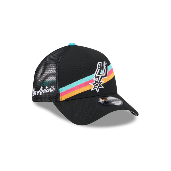 San Antonio Spurs NBA City Edition '25 9FORTY A-Frame Trucker