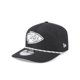 Kansas City Chiefs Black/White Rope 19TWENTY Snapback