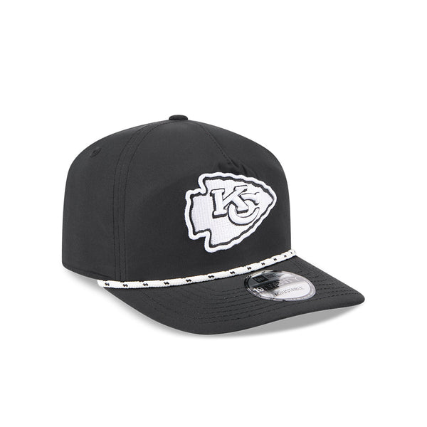 Kansas City Chiefs Black/White Rope 19TWENTY Snapback