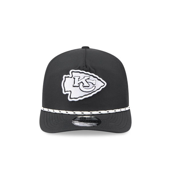 Kansas City Chiefs Black/White Rope 19TWENTY Snapback